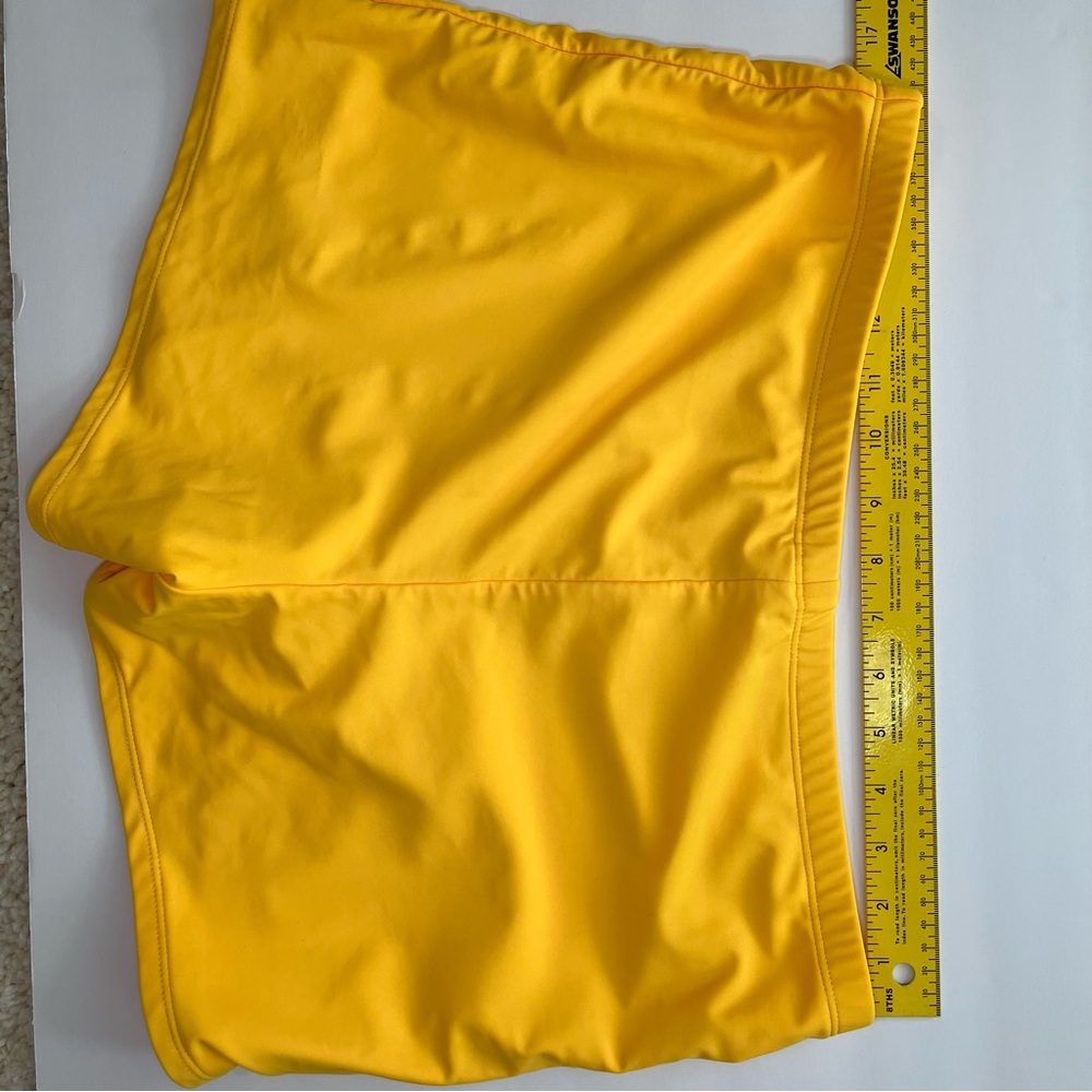 Swimsuit Lemon Print Tankini with Yellow Shorts Summer, Ruffles, Adjustable - Picture 7 of 14